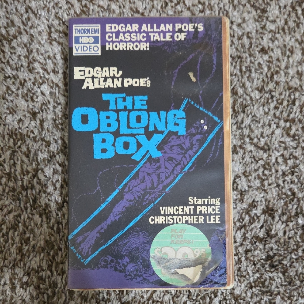 Edgar Allan Poe's The Oblong Box VHS